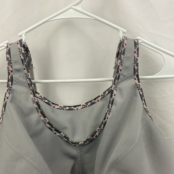 Glamorise Women's 46F No-Bounce Camisole Sports Bra Gray #1066 - Picture 5 of 9